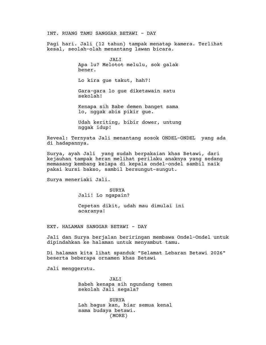 From the script 1